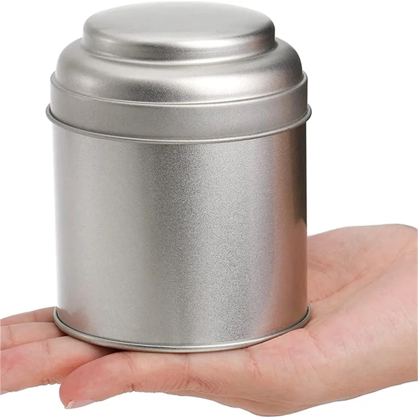Lata de té 12 piezas con tapa doble hermética, redonda, 8 oz, for cocina, hojas sueltas pequeñas para Almacenamiento