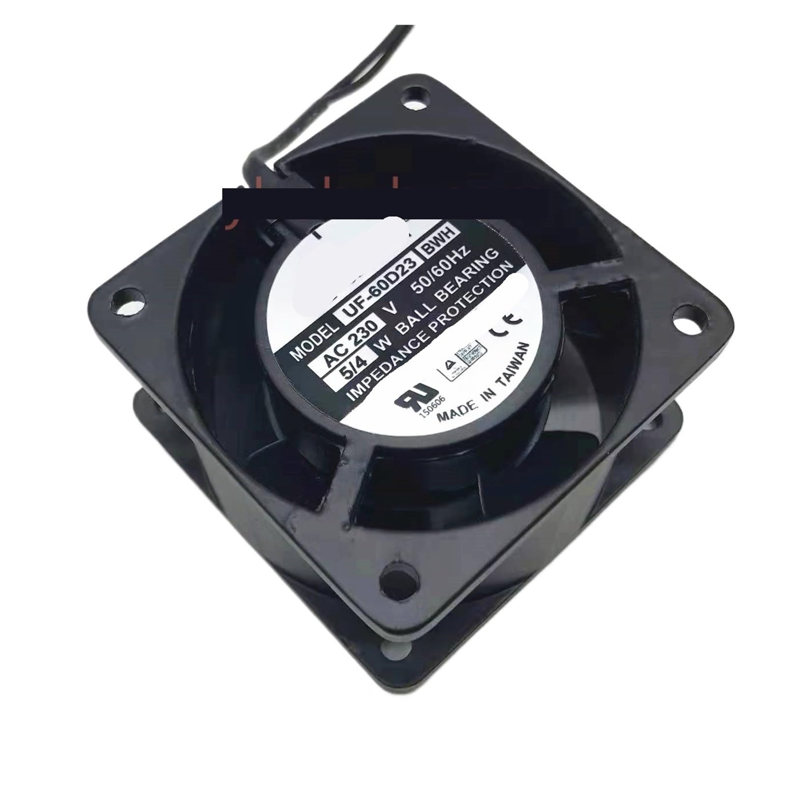 YMUGUEGH UF-60D23BWH Server Cooling Fan AC 230V 5/4W 60x60x30mm 2-wire