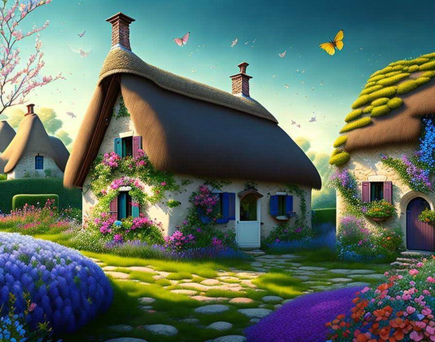 Affiches sur toile paysage printanier SERENDIPITP 58x90 cm