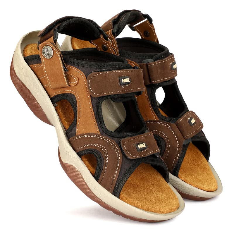 Image of Exquisite Tan Leather Sandals - A Perfect Blend of Luxury and Comfort
