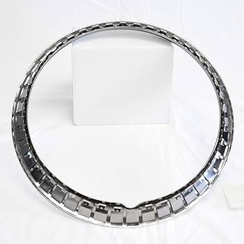 Amazon.co.jp: ホイールトリムリング 14インチ スチールクローム
