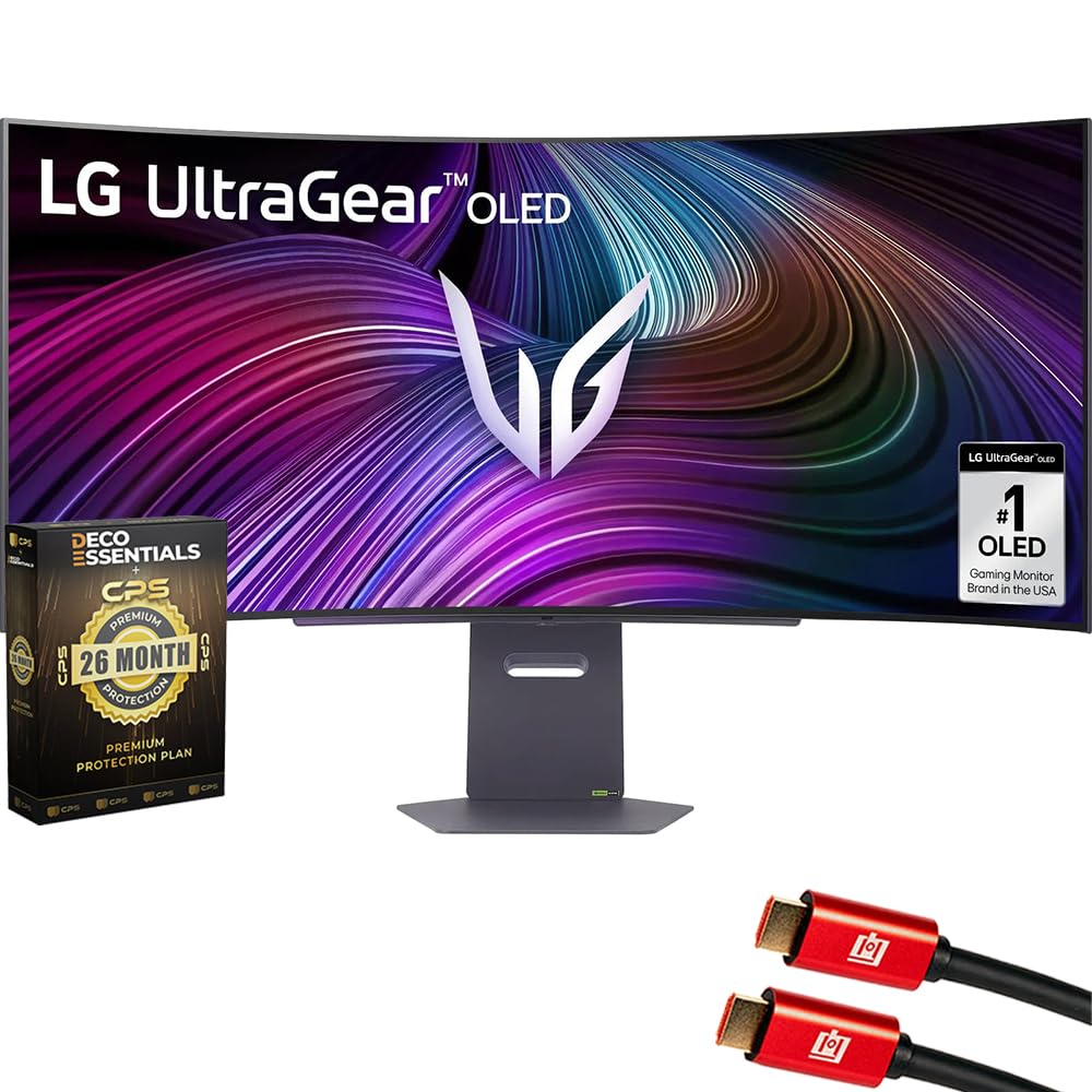 LG 45 inch Ultragear OLED WQHD 240Hz 800R with webOS (Bundle)