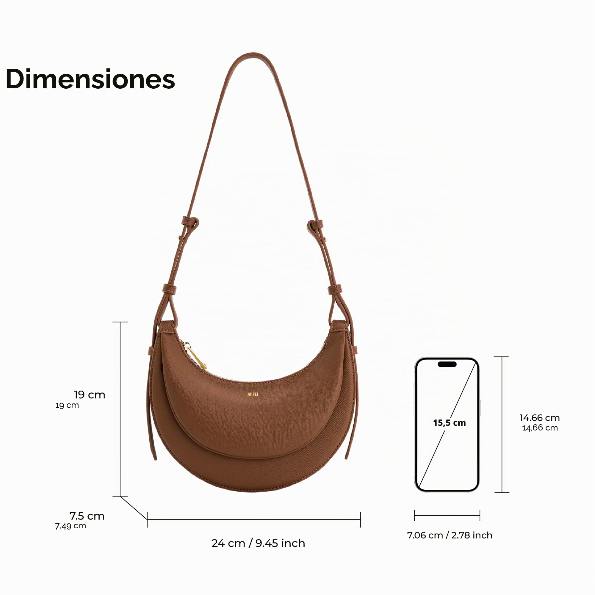 JW PEI Sharon Bolsos Bandolera para Mujer