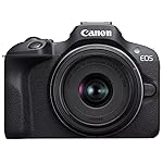 Canon EOS R100 Mirrorless Camera Body with RF-S 18-45mm F4.5-6.3 is STM Lens Bundle with Deco Gear Photography Bag + Microphone + Monopod + Software & Accessories Kit - Image 2