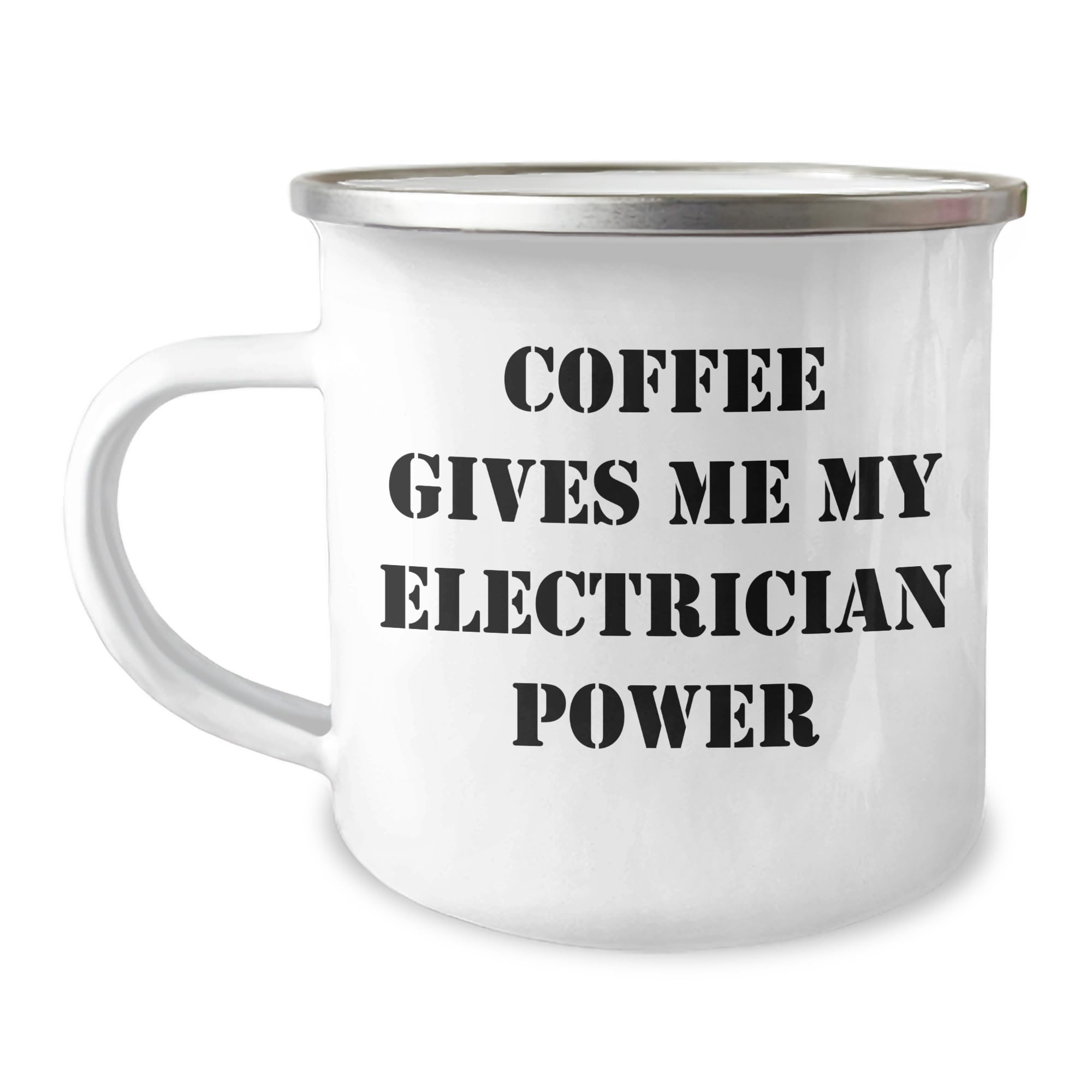 Gifts from Friends to Electrician, Coffee Gives Me My Electrician Power, Electrician Mugs, Christmas Unique Gifts, Electrician Gifts