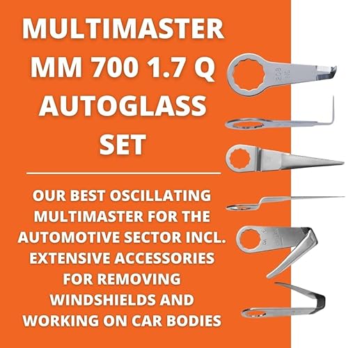 Miniatura 10 de Fein Multimaster Tool MM 500 Plus - Kit oscilante superior - Multiherramienta con cable de alto rendimiento de 350 W para construcción y renovación