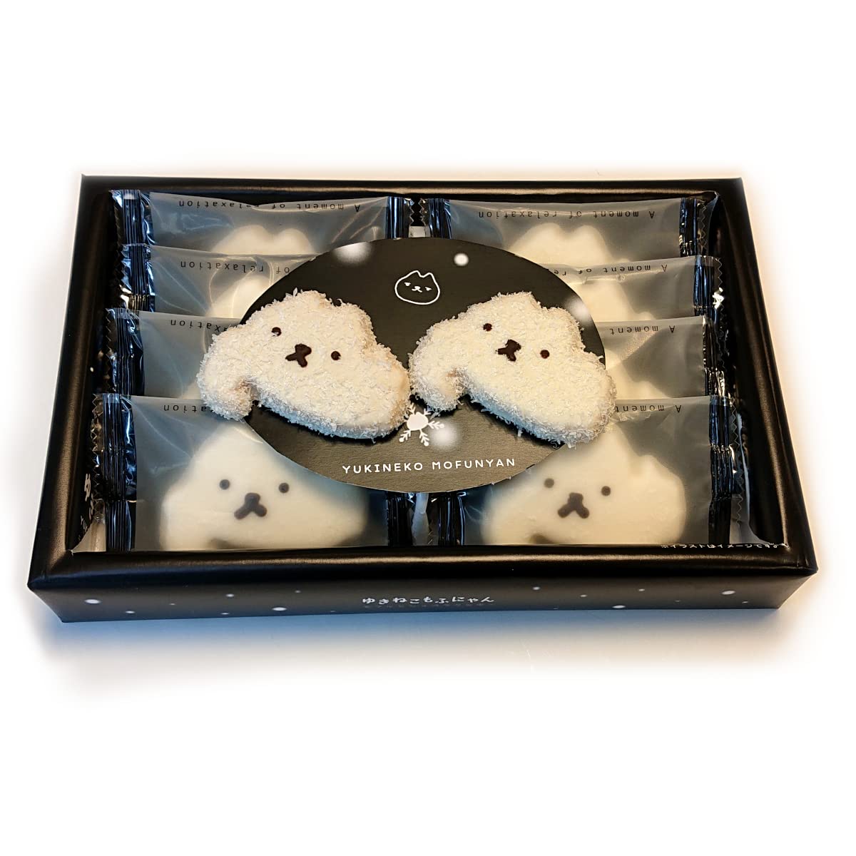 Amazon.co.jp: 信州 ゆきねこもふにゃん にゃんこクッキー 8個入り