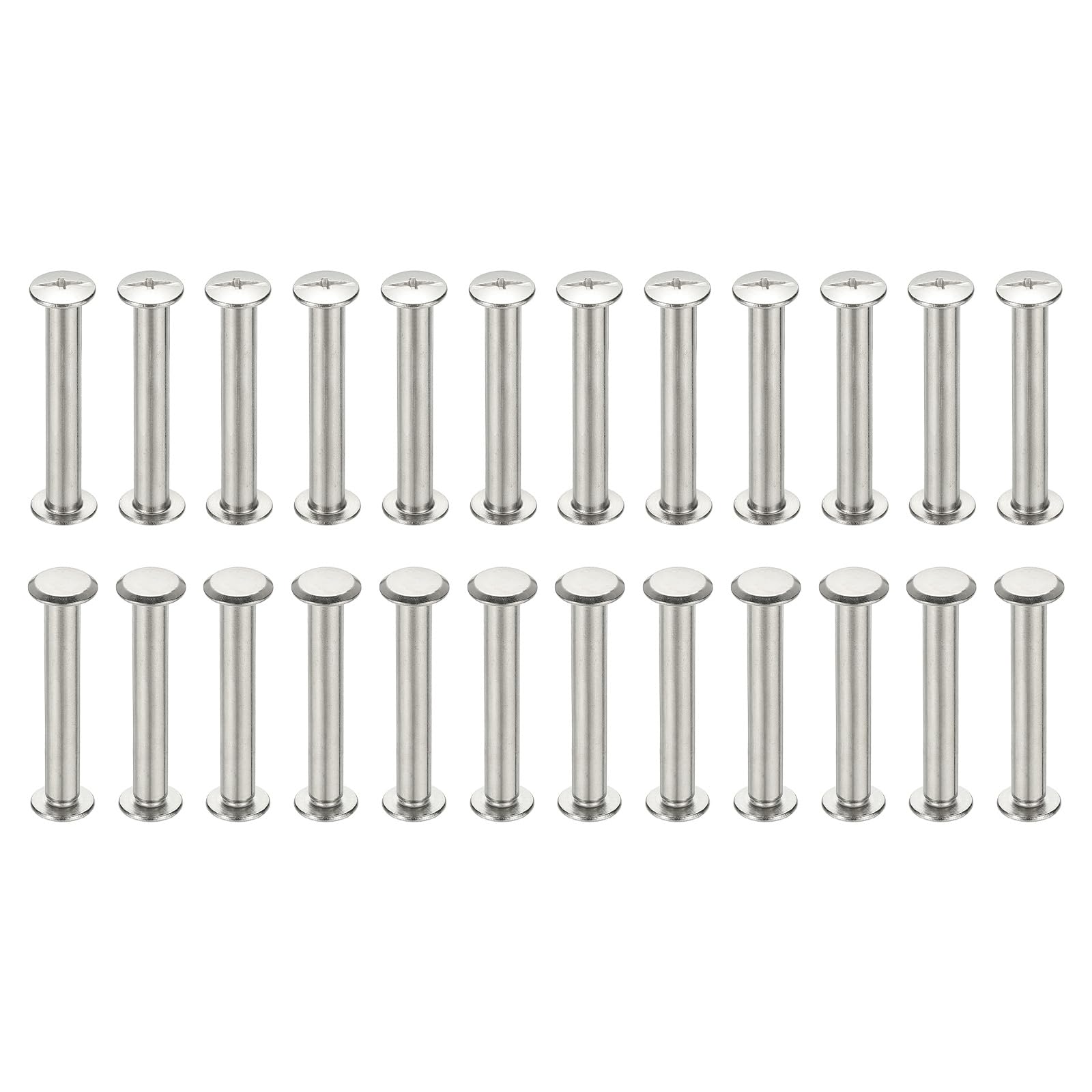 PATIKIL 24 Sets Chicago Screws