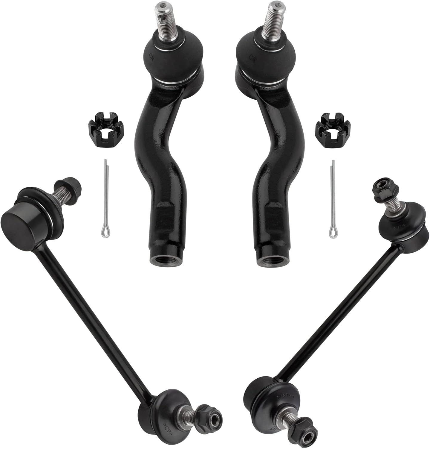 YMAUGP Front Sway Bar Links and Outer Tie Rod Ends for Ford Fusion 20062009, for
