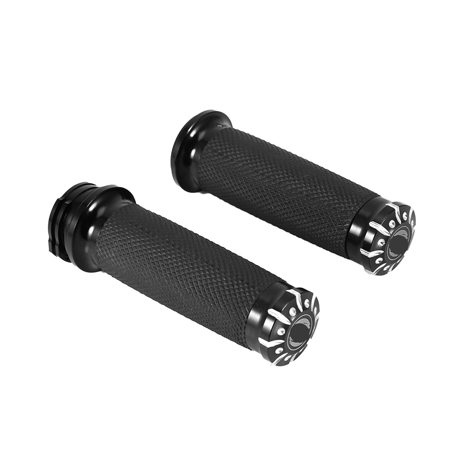 Empuñaduras Manillar Empuñaduras De Manillar De Motocicleta para Softail para Cruiser para Chopper, Tapas De Extremo De Manga De Goma para Manillar De Motocicleta