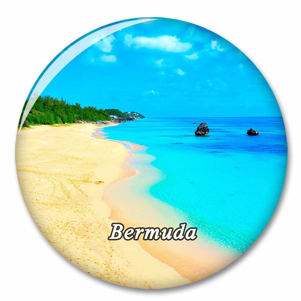 Kxrsm Bxtkpq-Bermuda-693 Bermuda Fridge Magnet Decorative Magnet Bottle Opener Tourist City Travel Souvenir Collection Gift Strong Refrigerator Sticker