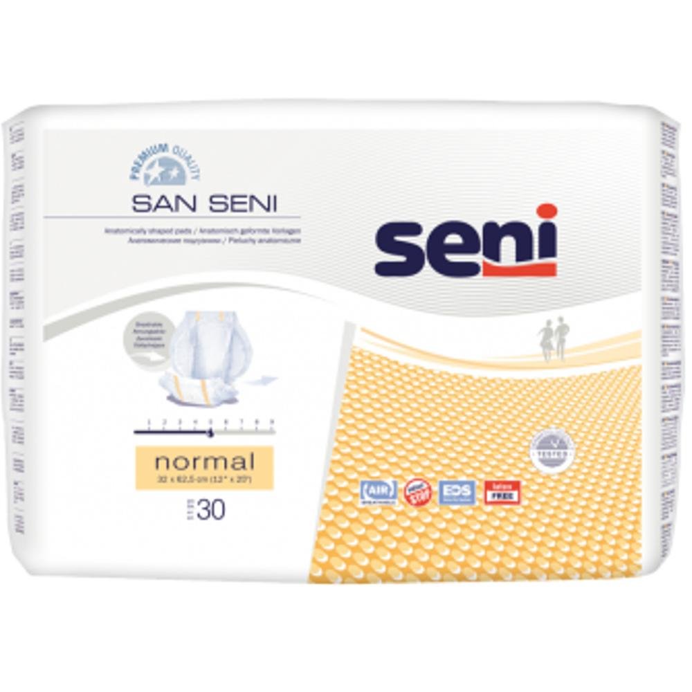SeniSan Normal - Anatomically Shaped Pads Pack of 30