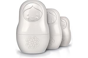 Fred & Friends M-CUPS Matryoshka Measuring Cups, Set of 6, White
