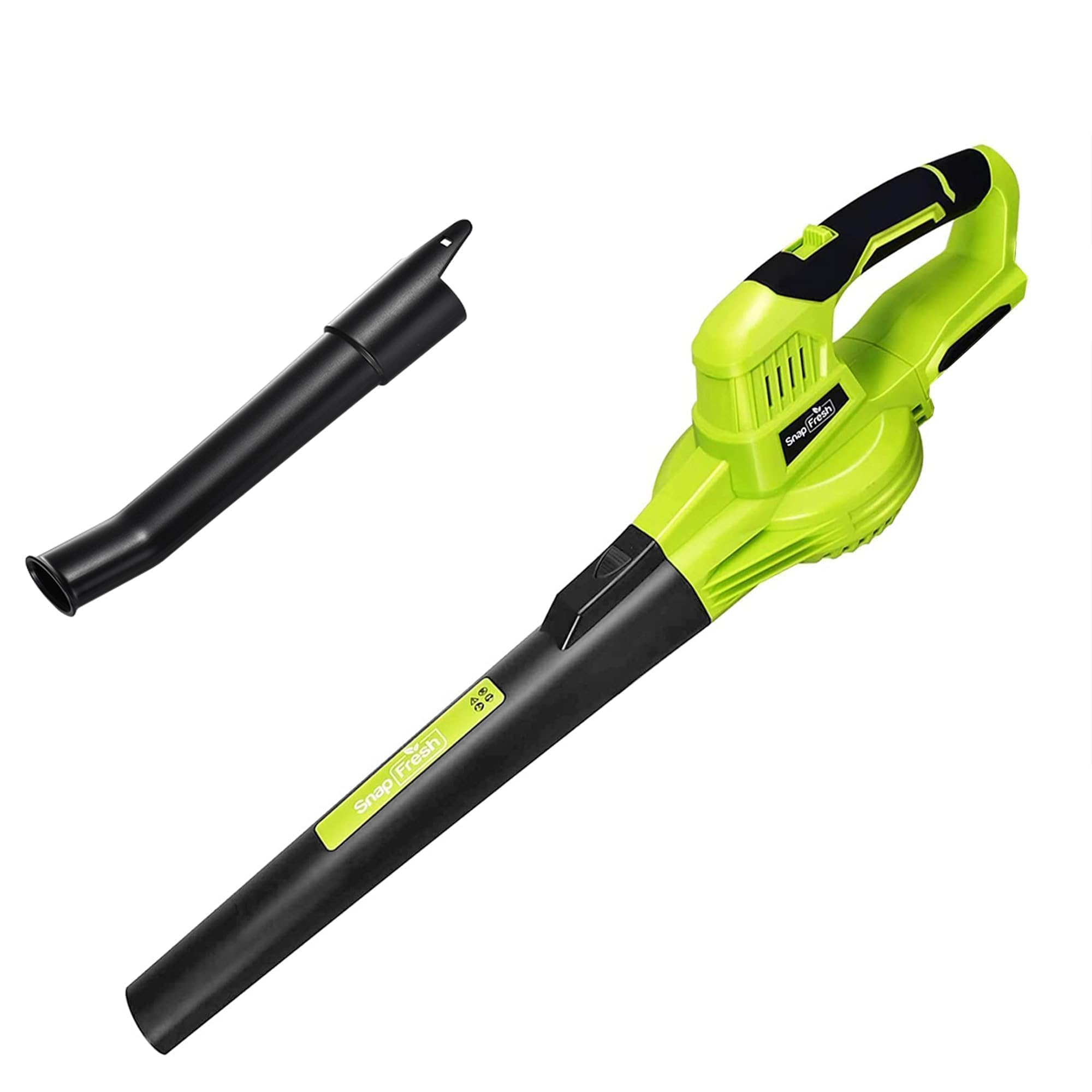 SnapFresh Cordless Leaf Blower - 20V Electric Leaf Blower 130 MPH / 140 CFM - Lightweight 2-Speed Leaf Blowers for Lawn Care and Yard/Garden/Patio (
