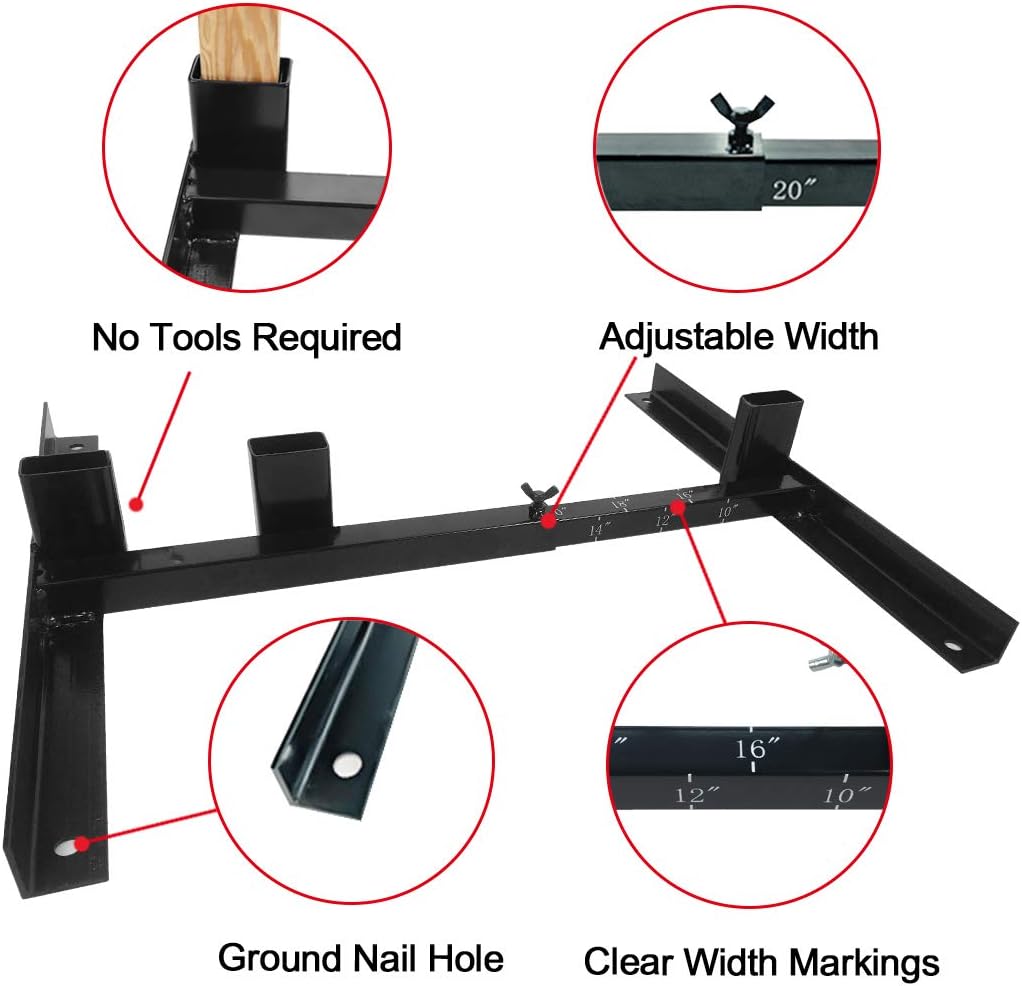 Highwild Adjustable Target Stand Base for Paper Shooting Targets Cardboard Silhouette - H Shape - USPSA/IPSC - IDPA Practice - Upgraded Version (1 Pack) : Sports & Outdoors