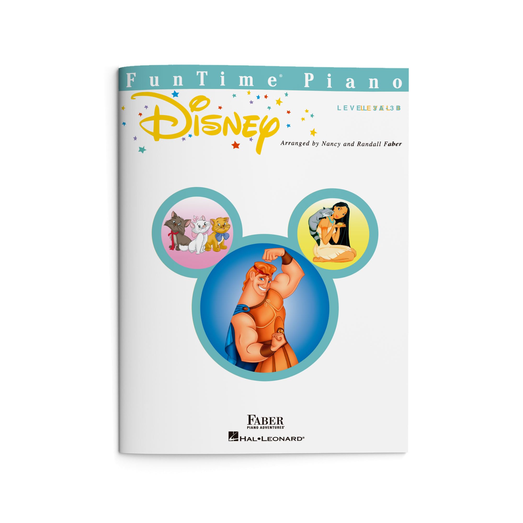 FunTime Piano: Disney - Level 3A-3B | Disney Piano Sheet Music for Beginners and Intermediate Players | Songbook with 11 Classic and Modern Movie Songs | Faber Piano Book for Kids Paperback – June 1, 2019
