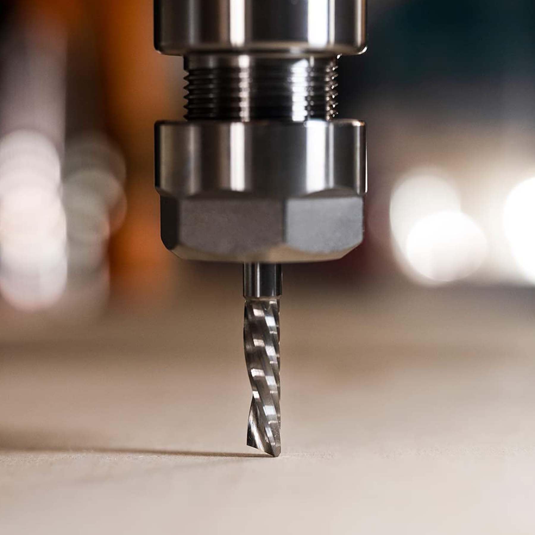 SpeTool 5 Stück Alu Fräser 4 mm (1/6") Schaft CNC Holz VHM 22mm Schnittlänge Schaftfräser für Aluminium und Kunststoff
