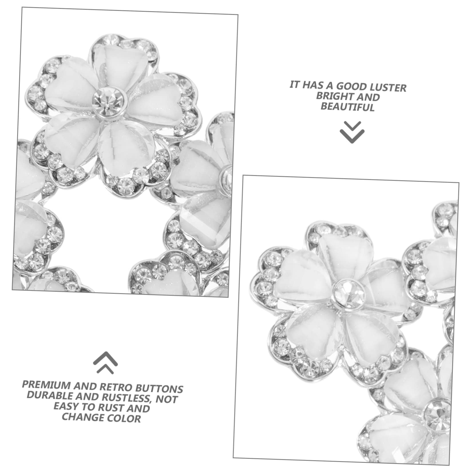 Tofficu 25pezzi Bottoni Decorativi Sostituibili Per Cucito e Maglieria Bottoni Multifunzionali Per Abbigliamento e Artigianato Design Elegante e Brillante Facili Da Applicare Su Giacche e