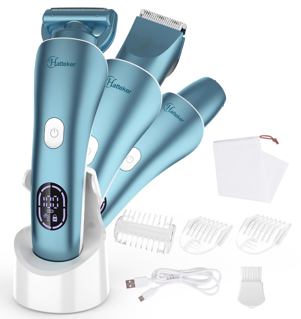 Hatteker 3 In 1 Electric Hair Removal Tool