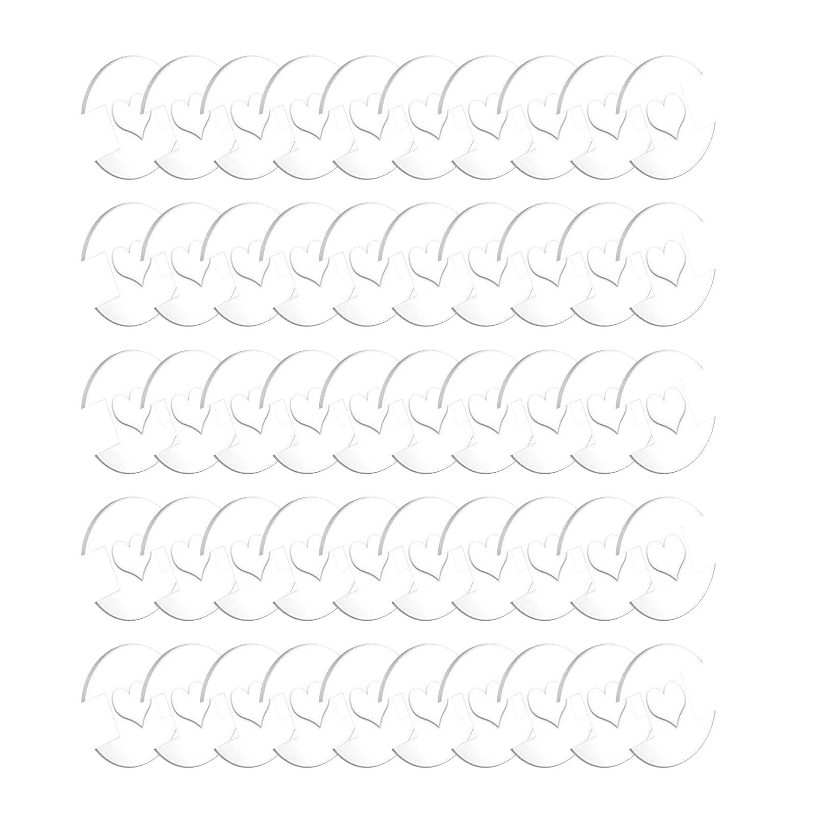 YWLUUOO 20 / 50Pcs Acrylic Buttons Attachment Hat Making Fasteners Round Buttons Fasteners Attachment for Crafting Hat Making Soft Acrylic