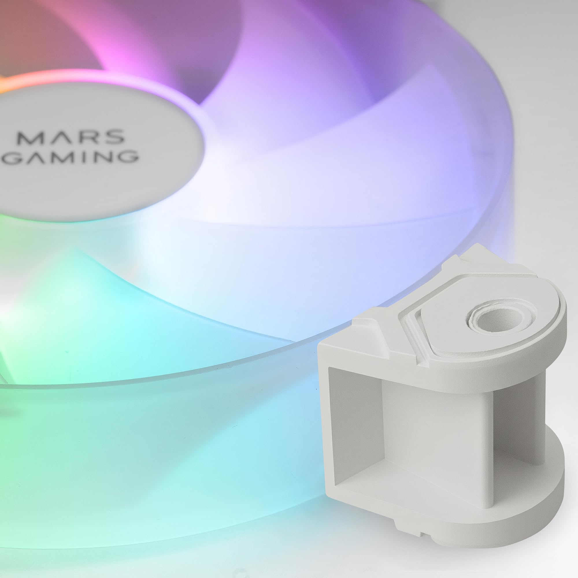 Mars Gaming MFD, Ventilador 120mm CHROMA RGB Dual Automático, Ultra Silencioso 14dB, Conexión Molex 4PIN, Sistema Antivibraciones, Transparente — view 112