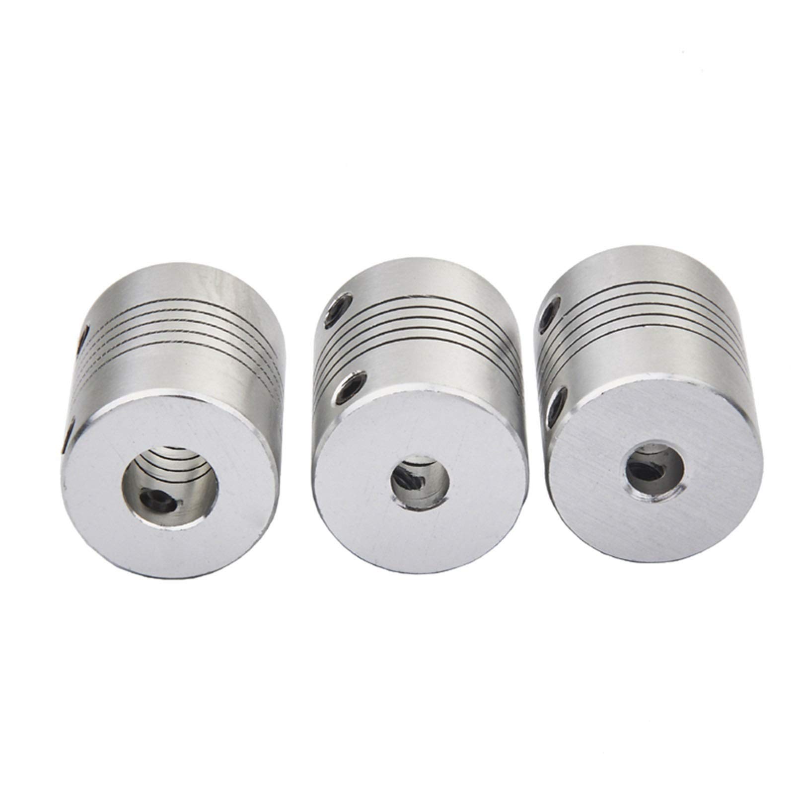 Giunti Flessibili In Alluminio – Set 4 Pezzi, Diametro Esterno 19 Mm, Lunghezza 25 Mm, Per Motori Passo-passo E Stampanti 3D