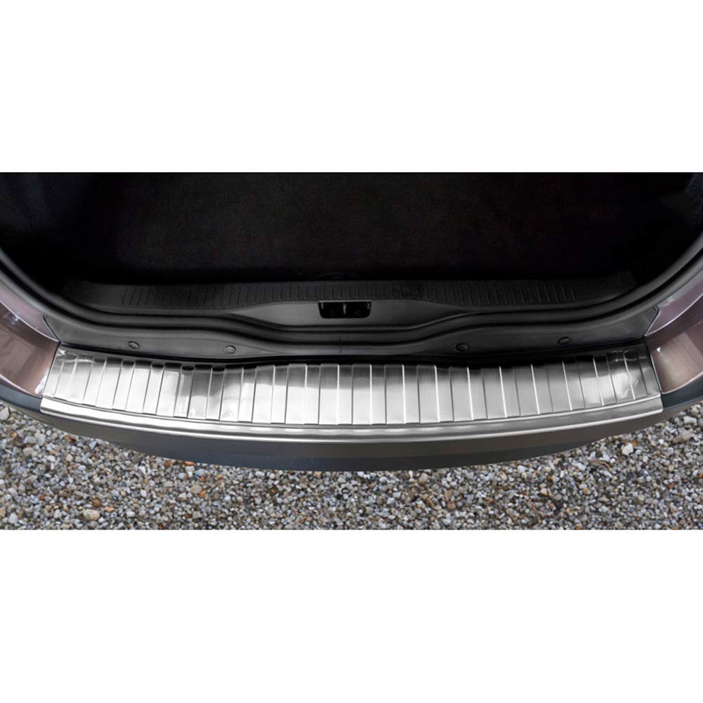 Avisa Protezione paraurti Posteriore in Acciaio Inox Compatibile con Renault Scenic III 2009-2015 'Ribs'