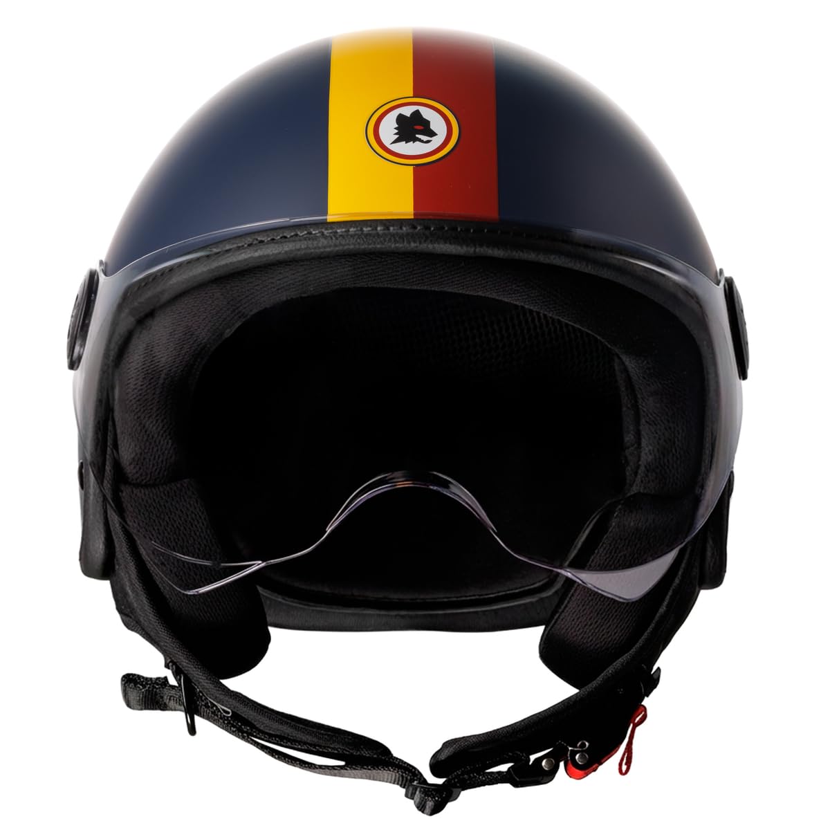 AS Roma Casco Moto Duraleu - L