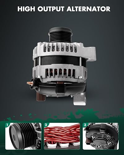 Miniatura 5 de SCITOO Alternadores 13870R Ajuste para Chrysler para alternador Town & Country para Chrysler para alternador Voyager, para Dodge para Grand Caravan