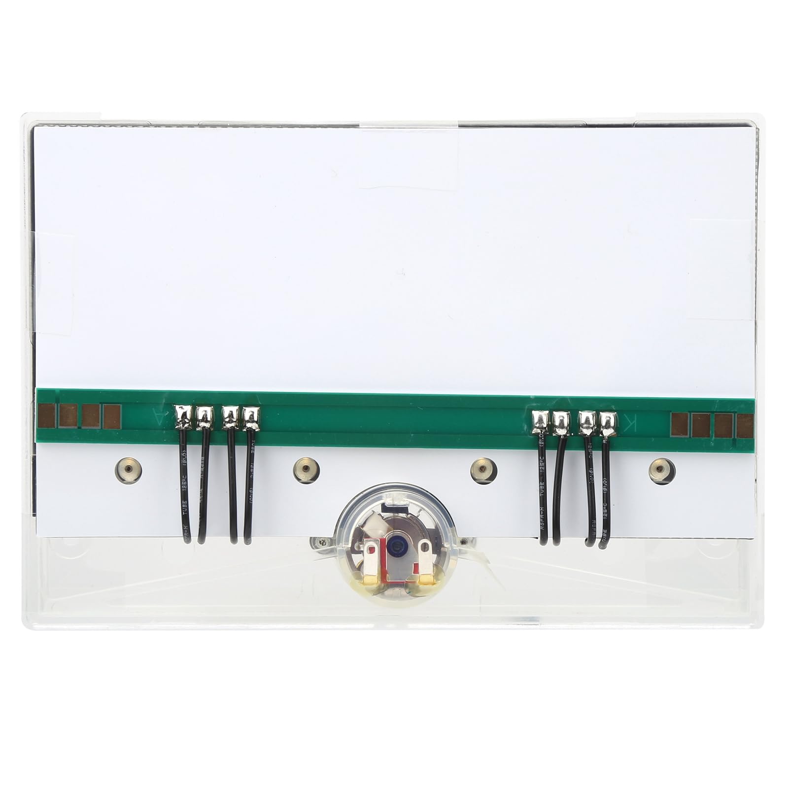Wakects Głowica Miernika VU z płytką Sterownika Audio ABS PCB Podwójny Miernik Poziomu Dźwięku DB 137 X 95 Mm Białe Podświetlenie Regulowany Obrót i jasność dla Domowego Sprzętu Audio