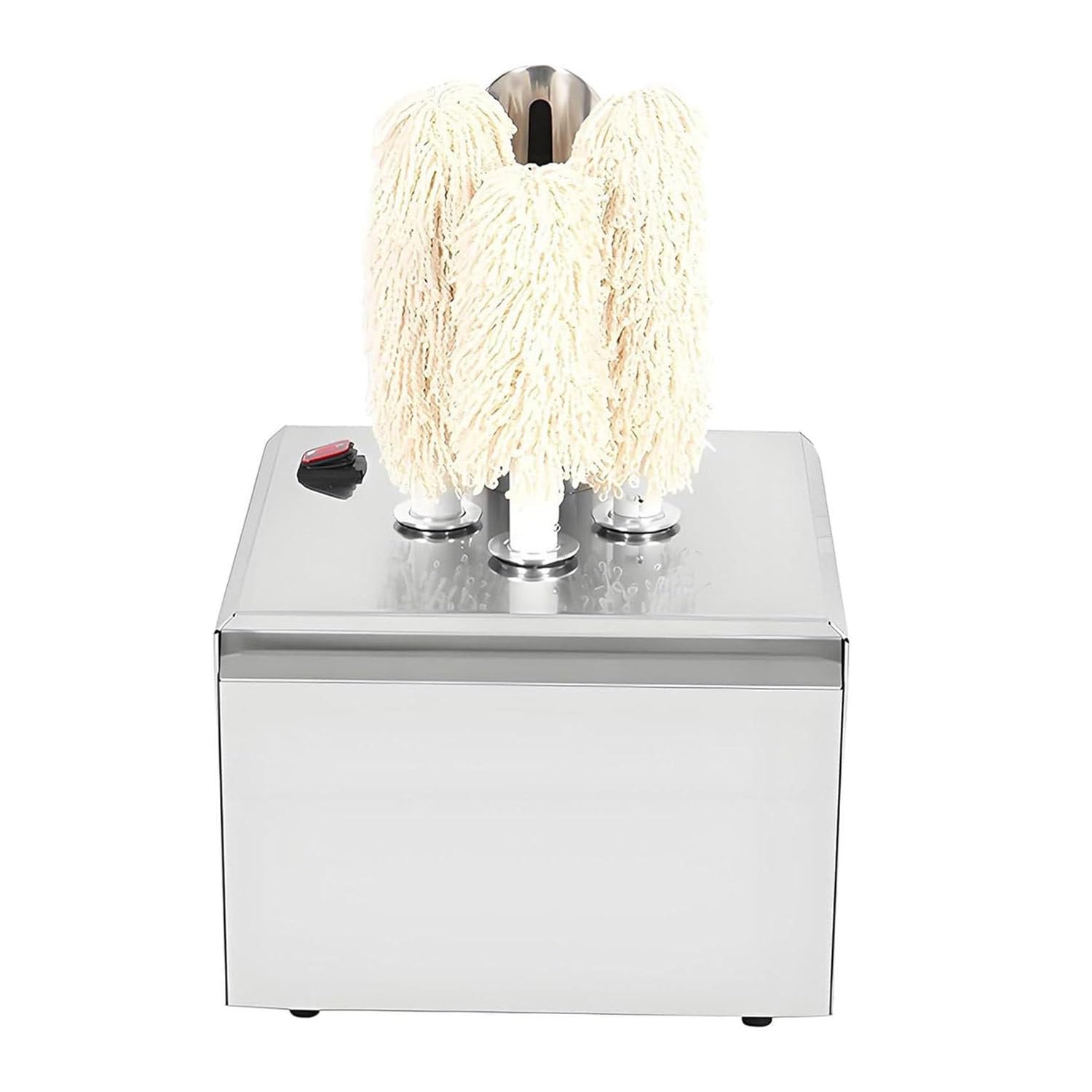 BEESOM Professional Winery Glass Polisher,Vertical Electric Polishing Equipment,Uniform Hot Air Drying,Easy for Various Household and Commercial Glass Cups 3heads