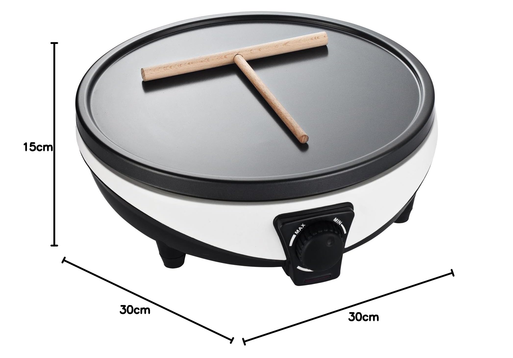 Syntrox Germany 3in1 Crepes Maker | Kontaktgrill | Pancake Maker Zephir, viele Anwendungsmöglichkeiten, Antihaftbeschichtet, 1000 Watt Leistung, Edelstahl