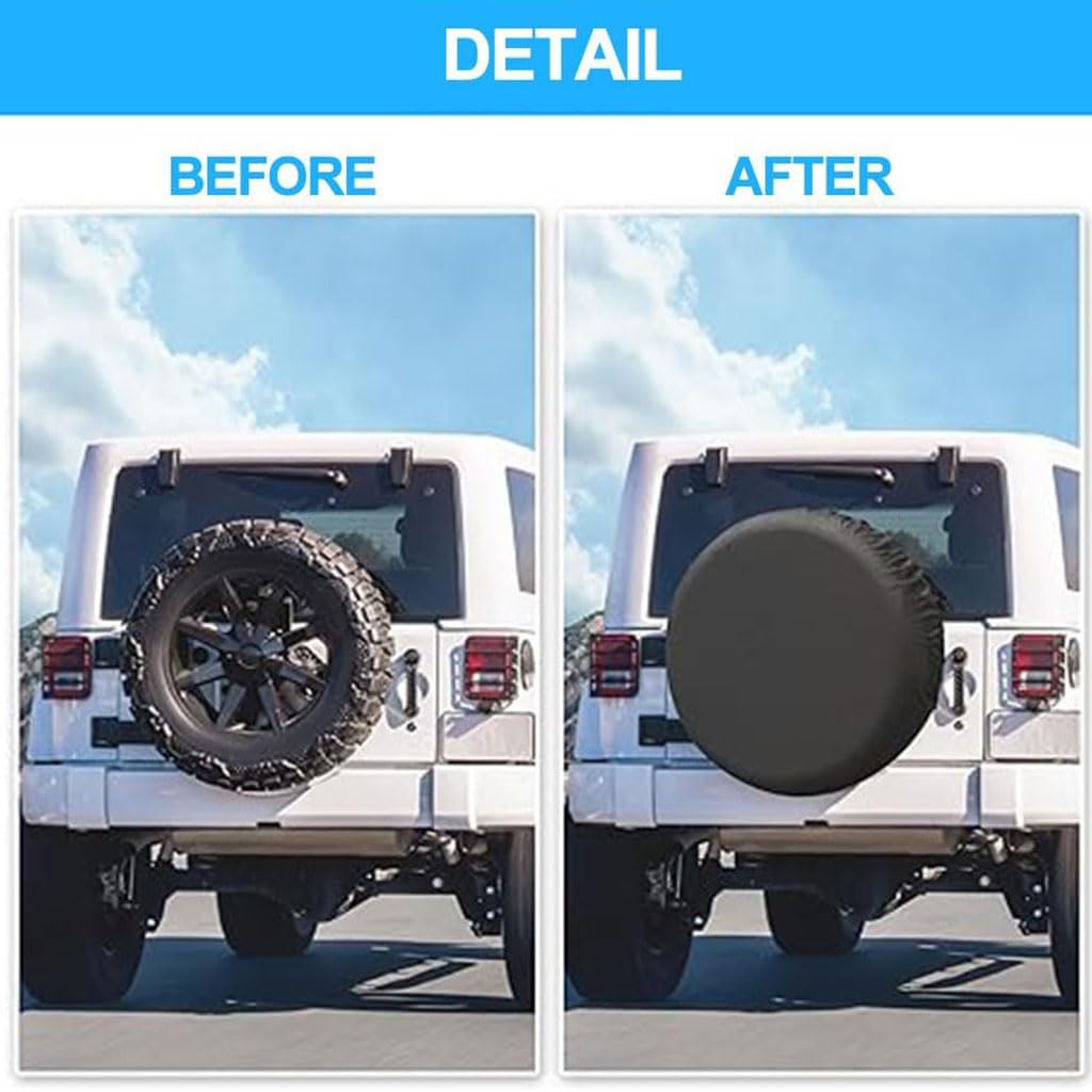 Auto reservewiel Cover, voor Suzuki Jimny 2018-2023 2024 waterdichte stofdichte bescherming wiel band beschermer Cover accessoires,C 14in