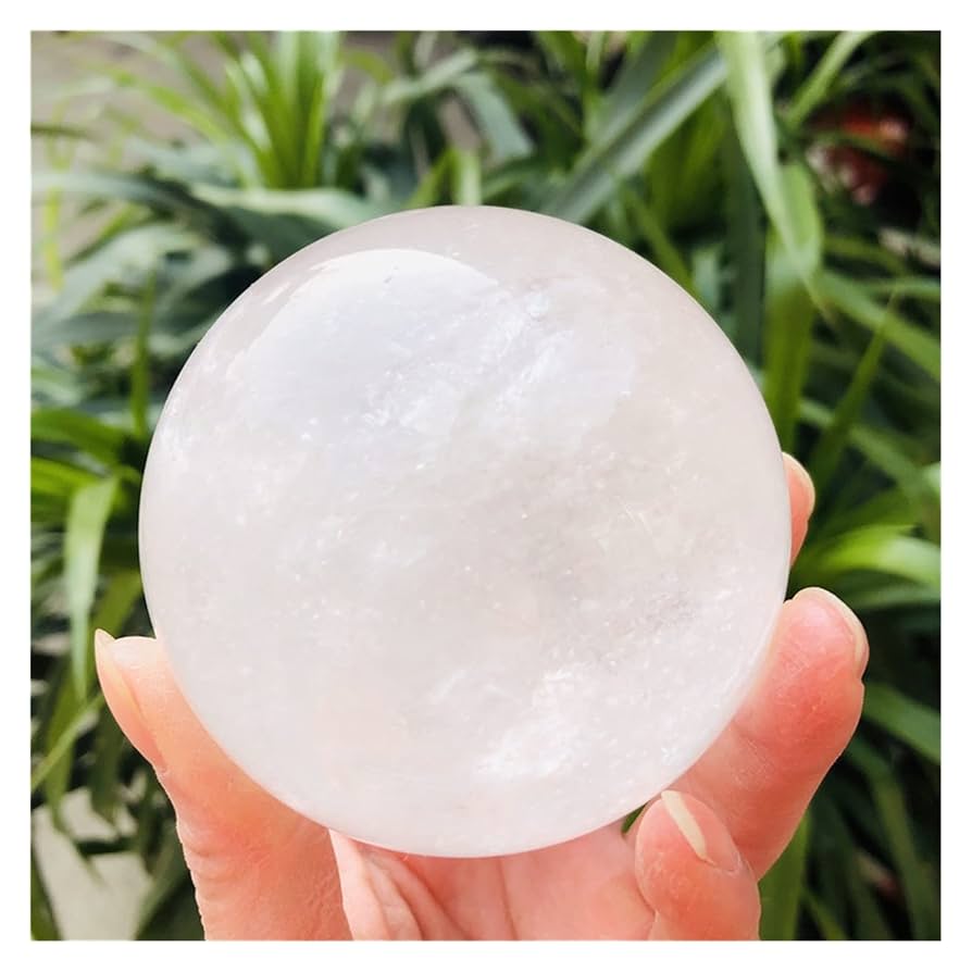 クリスタル　水晶玉　直径約7.5センチ 天然丸玉 水晶丸玉 クラック有 50〜55mm玉 1個販売 水晶玉 特選