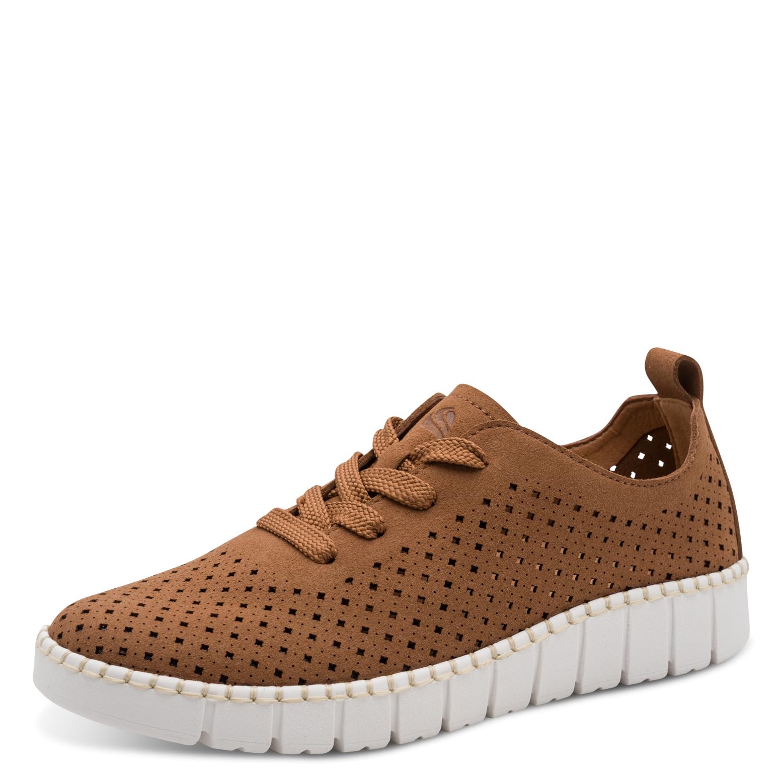 Jana Women's Damen Sneaker Low Vegan 8-23650-46, Cognac, 4 UK