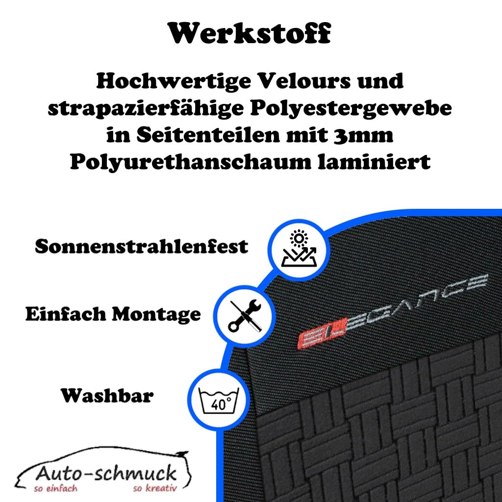 Fundas De Asiento A Medida Para Volkswagen Passat B6 (2005-2010) - Terciopelo Y Poliéster, Antideslizantes, Compatibles Con Airbags