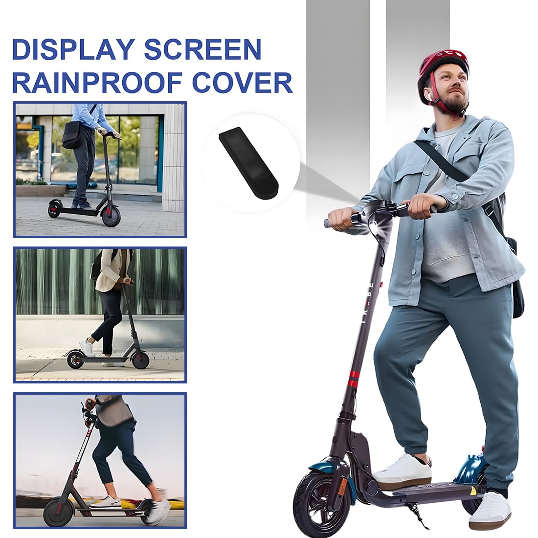 2 Piezas Cubierta de Lluvia para Tablero de Scooter, Cubierta de Pantalla de Tablero de Scooter, Accesorios Patinete para Xiaomi, para Xiaomi M365, 1S, Essential, Pro, Pro 2 Patinete