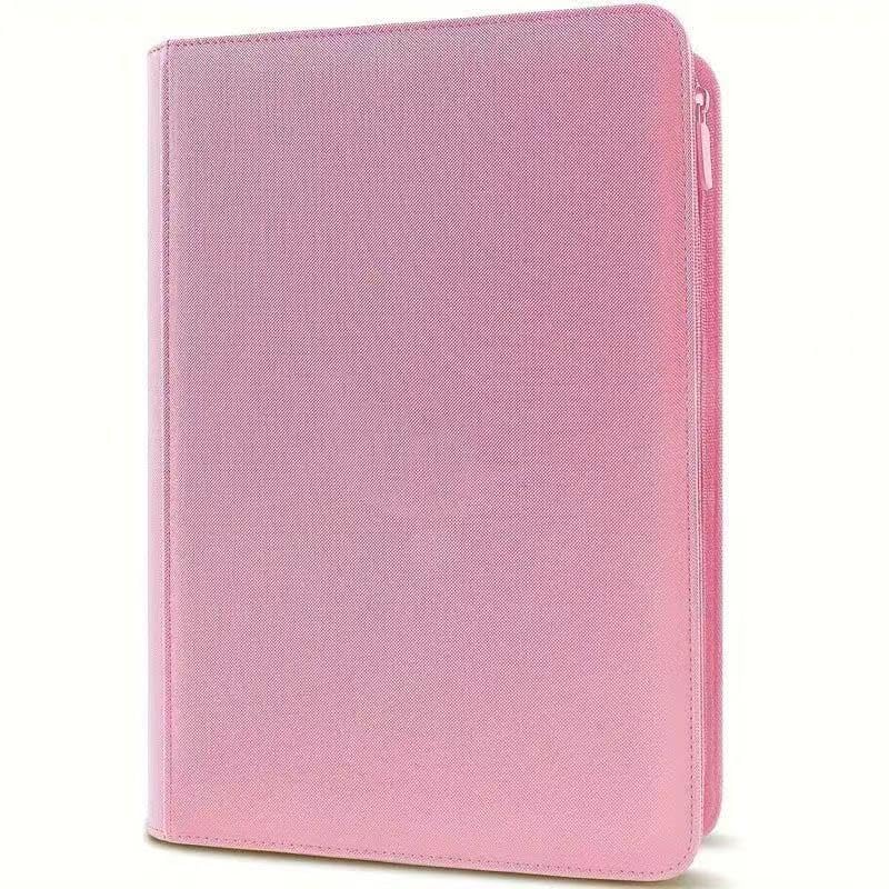 Carpeta de 9 bolsillos de carga lateral para 360 tarjetas, álbum impermeable de piel sintética con cremallera, fundas sin ácidos para un almacenamiento seguro, gran regalo para coleccionistas y