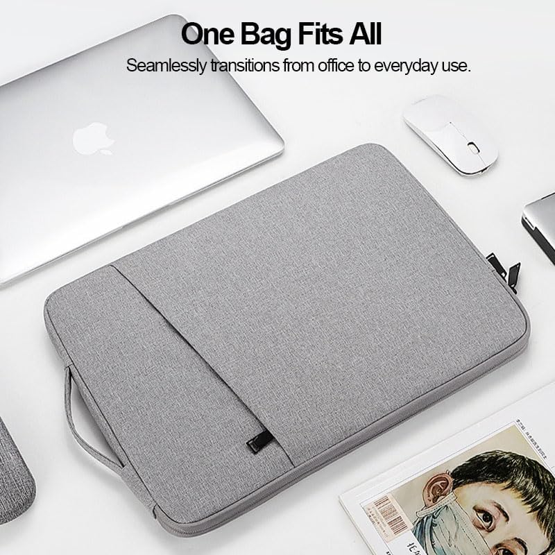 15.6In Laptop Case Sleeve, Protective Cover Bag with Accessories Pocket for 15-16In HP Asus Dell Lenovo Notebook