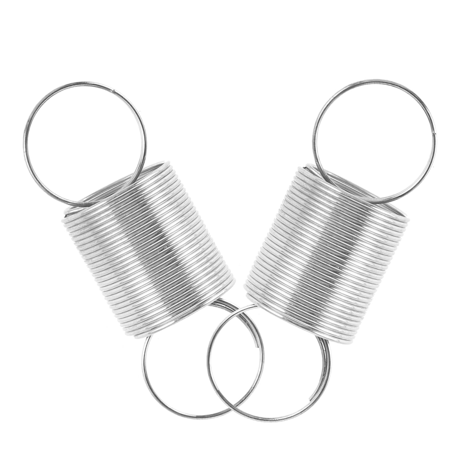 2pcs Tension Test Teaching Aids Heavy Duty Extension Springs Spring Balance Physics Mechanics Learning Tool