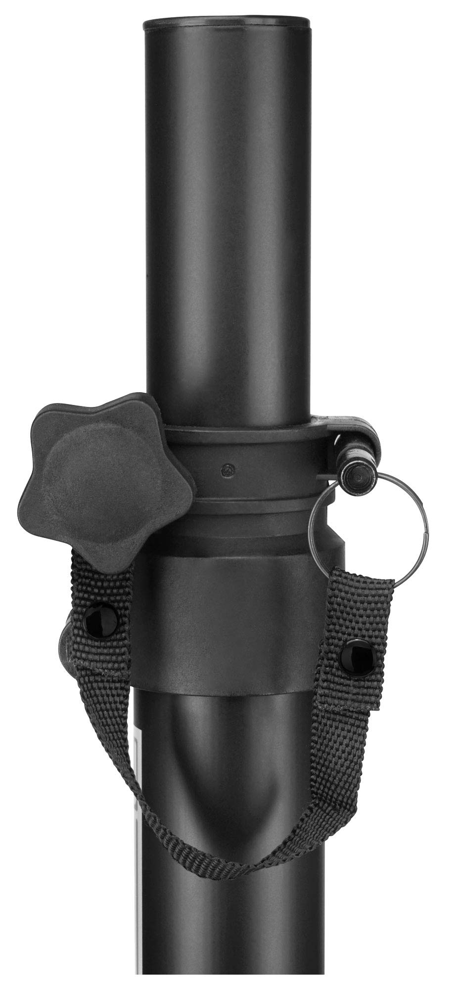 2X Pronomic SPS-1S Pied de Haut-Parleur en Acier - Support de Enceinte, Construction tripode Large et Stable - 120-193 cm - Peut également être utilisé comme Support de fléchettes - Sac Inclus