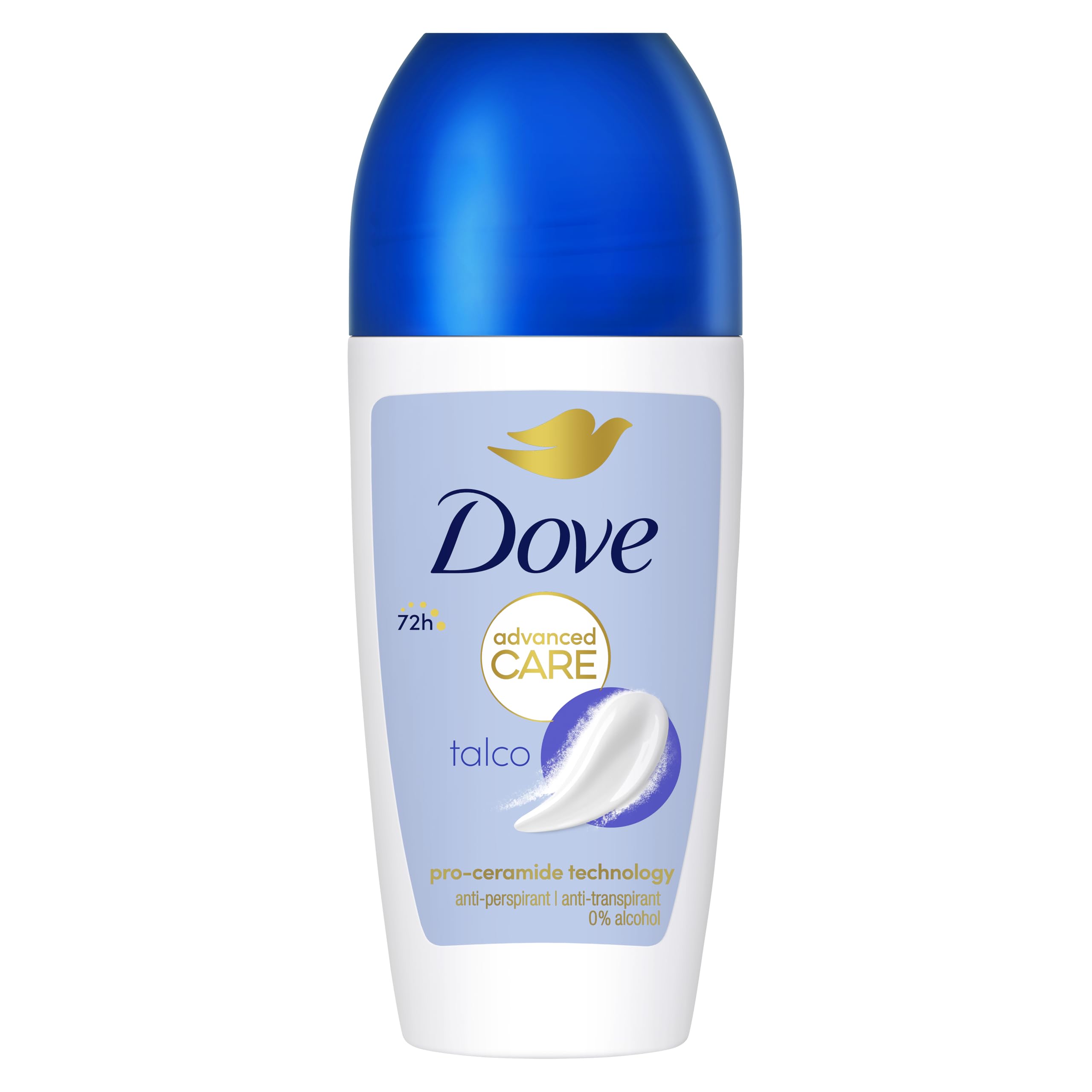 Dove Advanced Care Deo Roll-On Kokos – 48h Schutz, Sanft Zur Haut, Recycelbare Verpackung