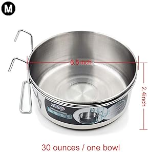 crate mounted water bowl