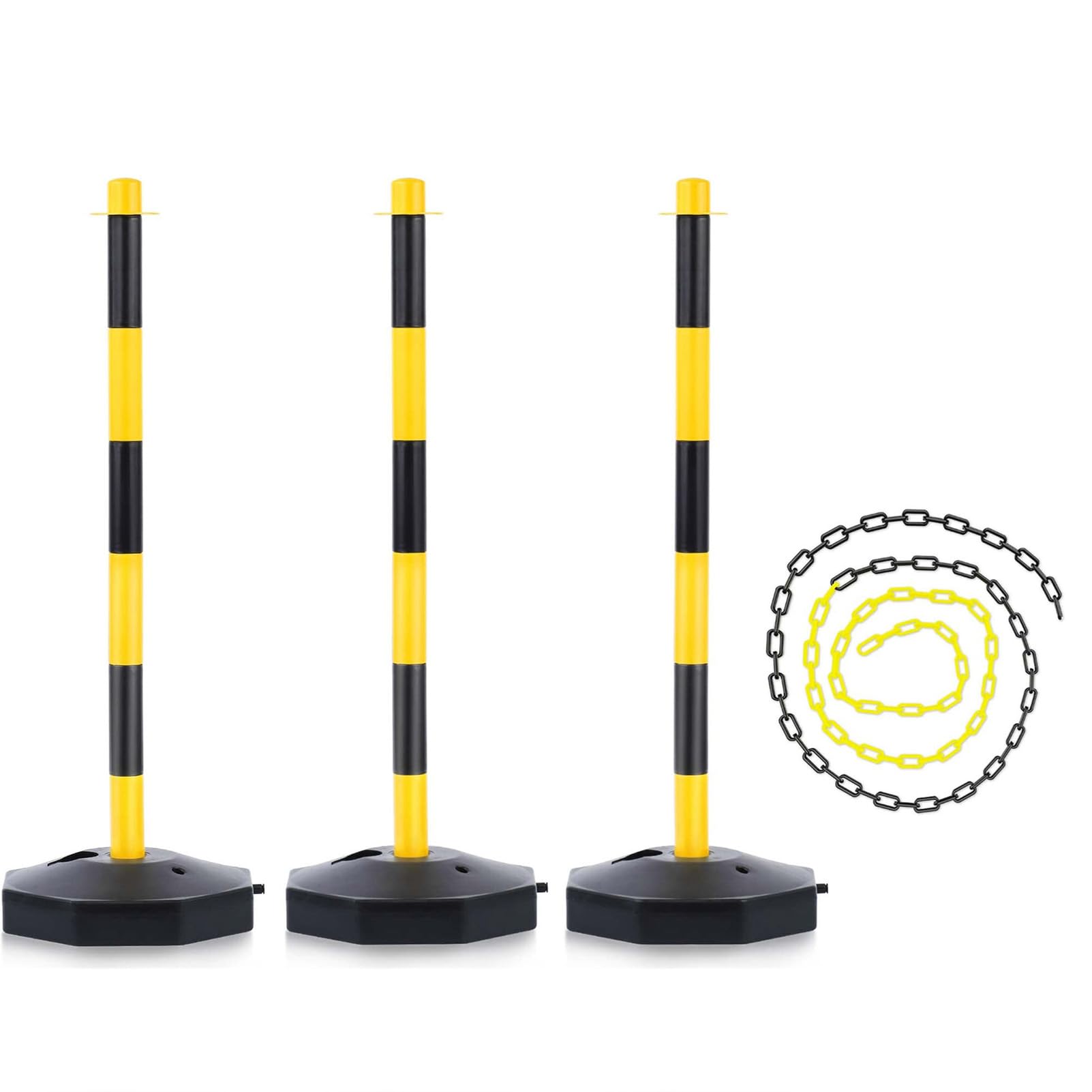 Parking Barrier Anti-Rust and Waterproof Car Parking Space Lock Bollard High Visibility Lockable Fold Down Car Parking Barrier Post Private Car Park Driveway Guard Saver Blocker,005