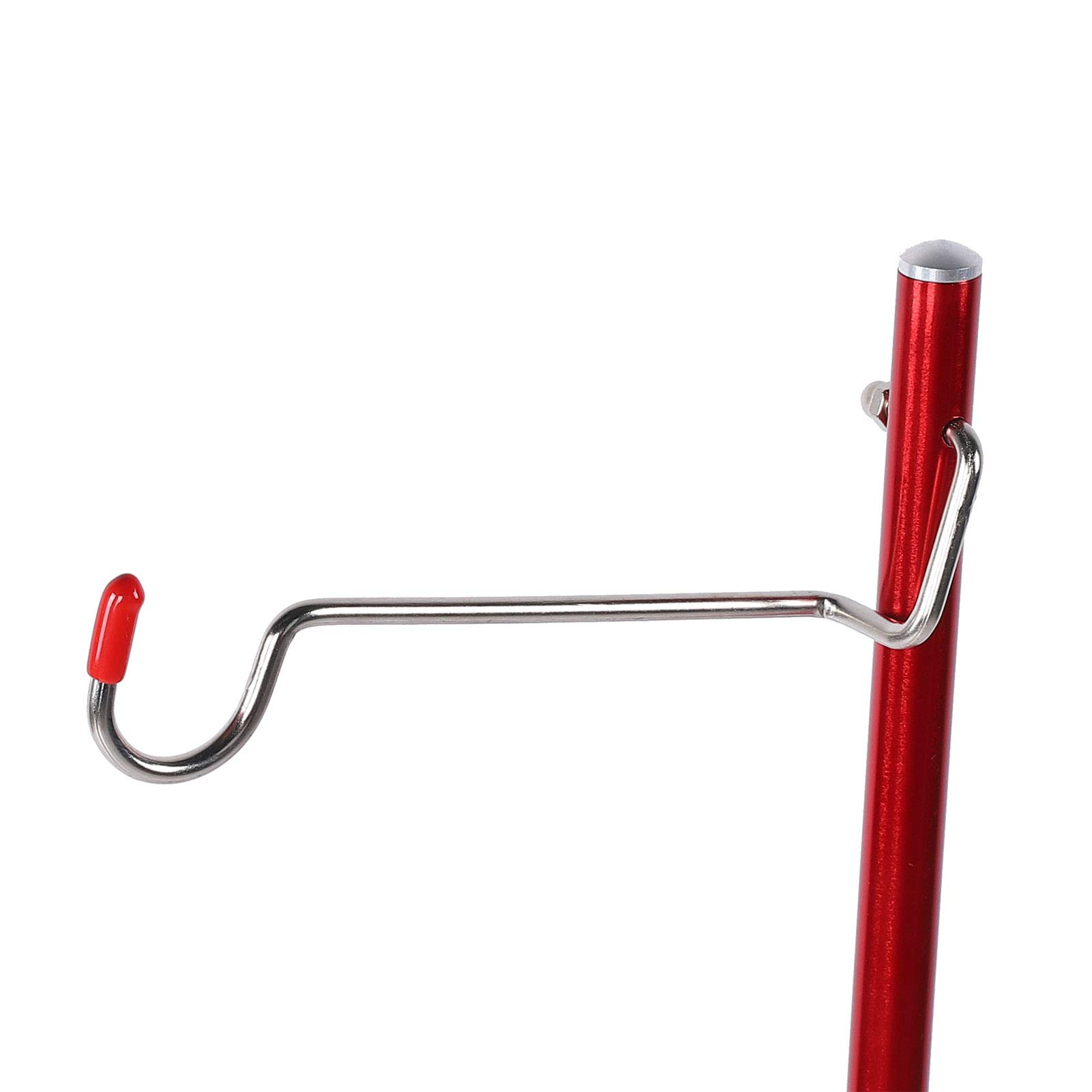RiToEasysports Supporto per Lanterna da Tavolo in Lega di Alluminio Portatile Regolabile Pieghevole con palo Leggero da Campeggio con Custodia per Il Viaggio