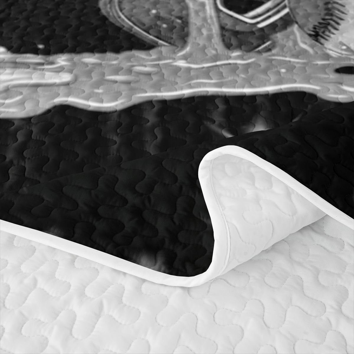 Homewish Baseball Helm Tagesdecke Bettüberwurf 240x260cm