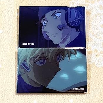 コナン　黒鉄の魚影　場面写　スクエア缶バッジ　安室透 Amazon.co.jp: コ ナ ン 黒鉄の魚影 スクエア缶バッジ 赤井秀一