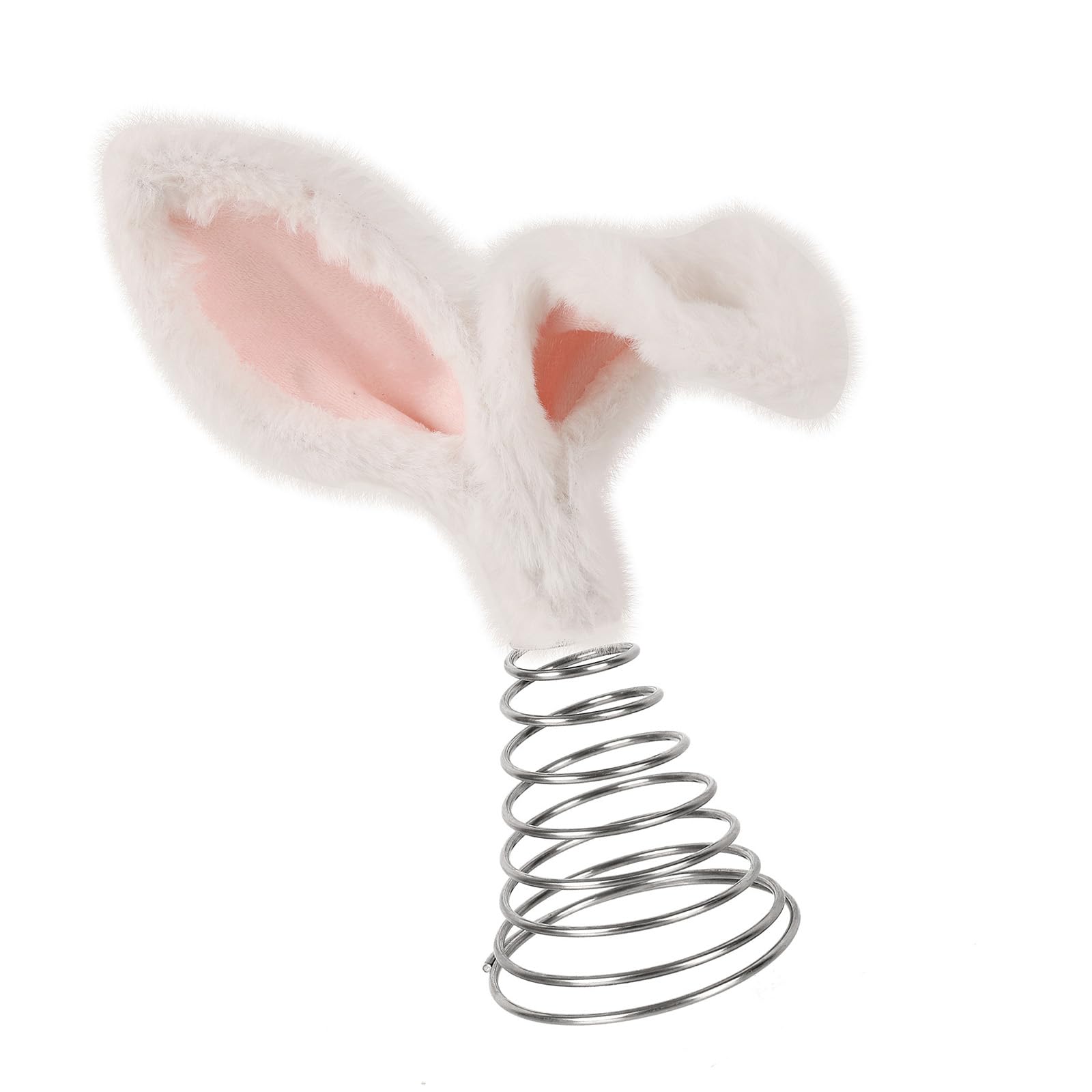NEWFT Easters Tree Toppers Decoration with Rabbits Ears Festives Metal Base Tree Accessory Party Supplies