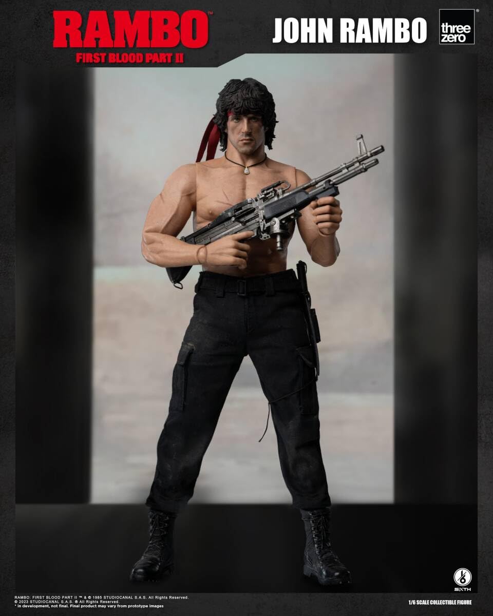 Amazon | Threezero 1/6 ランボー 怒りの脱出 ジョン ランボー 未開封 