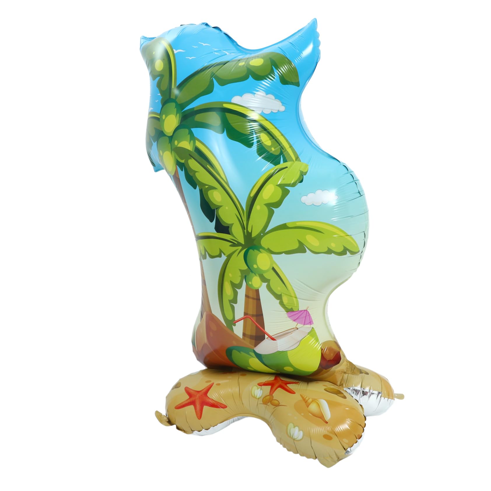 UPKOCH 4piezas Inflable De Tropical Para Decoración De Fiesta Hawaiana Accesorio Para Celebraciones De Verano y Fotografía Playa